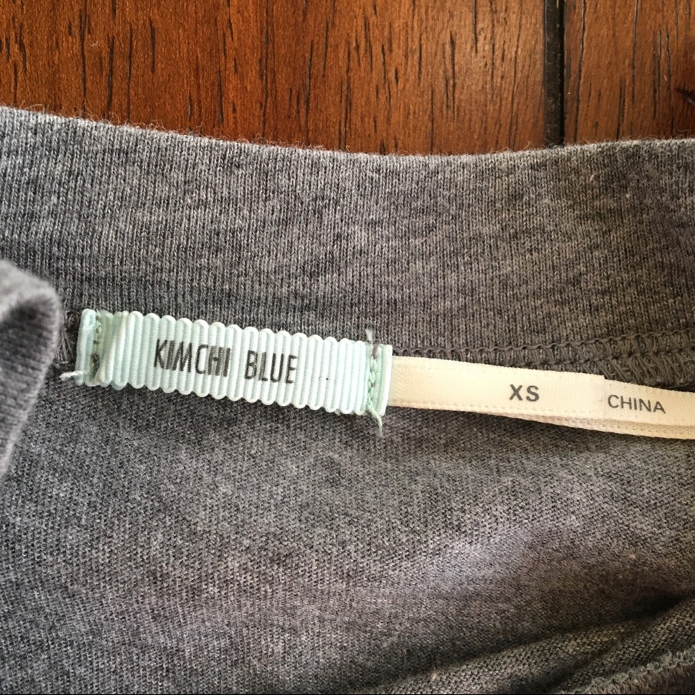 NWOT Ruffled Crop Tee - Picture 2 of 3
